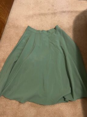 Modcloth Sage Green A-Line Skirt